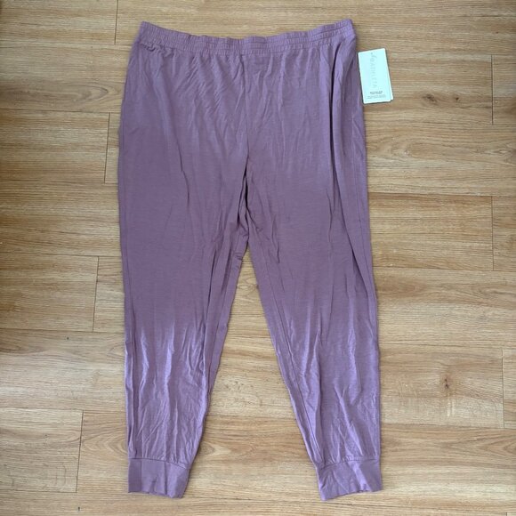 Athleta Athletic Nighttime Bliss Sleep Jogger Mauve Pink NWT Women’s Size XL - Picture 1 of 8